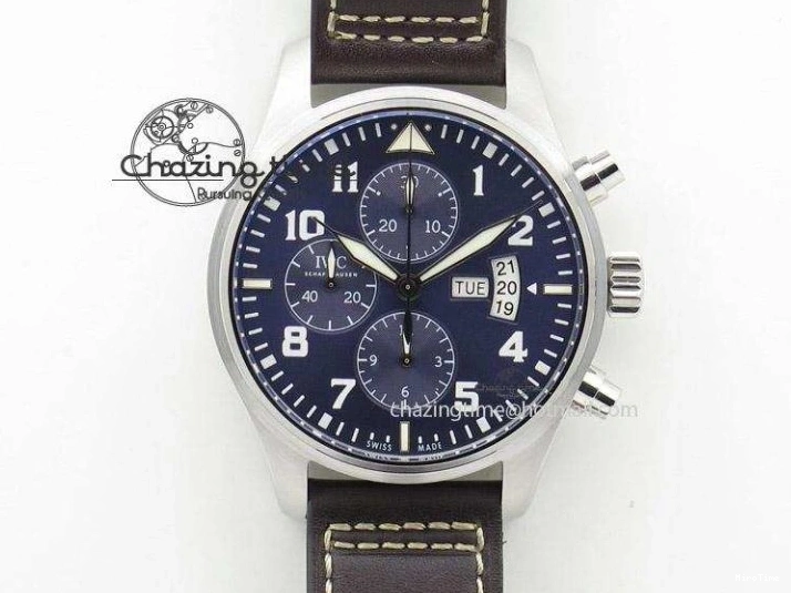 MIROTIME 0301 Big Pilot Top Gun Miramar PVD Plated Titanium on Green Nylon Strap A23J Refined 7398